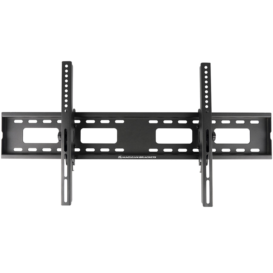 Suporte de parede para TV Maclean MC-422, suporte de parede para TV com ecrãs de 43 a 100 polegadas, VESA máx. 800x400, carga máxima de 120 kg, regulação da inclinação de +15° a -15°