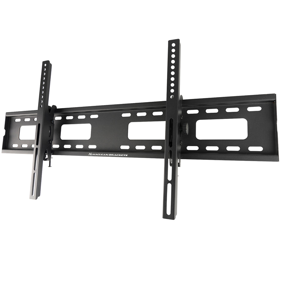 Suporte de parede para TV Maclean MC-422, suporte de parede para TV com ecrãs de 43 a 100 polegadas, VESA máx. 800x400, carga máxima de 120 kg, regulação da inclinação de +15° a -15°