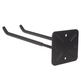 Maclean MC-436 Conjunto de 2 suportes de parede para ferramentas, pneus, rodas, escadas, bicicletas, material em aço, carga máxima de 70 kg