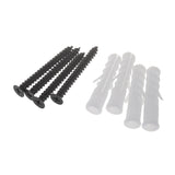 Maclean MC-436 Conjunto de 2 suportes de parede para ferramentas, pneus, rodas, escadas, bicicletas, material em aço, carga máxima de 70 kg