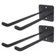 Maclean MC-436 Conjunto de 2 suportes de parede para ferramentas, pneus, rodas, escadas, bicicletas, material em aço, carga máxima de 70 kg