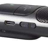 Kit mãos-livres para automóvel Audiocore AC480 | Compatível com Siri e Google Assistant | Bluetooth 5.0 | Ligação automática, orientação por voz, A2DP, reconexão automática, potência de altifalante de 2 W