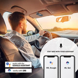 Kit mãos-livres para automóvel Audiocore AC480 | Compatível com Siri e Google Assistant | Bluetooth 5.0 | Ligação automática, orientação por voz, A2DP, reconexão automática, potência de altifalante de 2 W