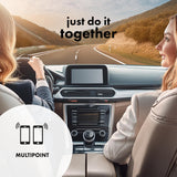 Kit mãos-livres para automóvel Audiocore AC480 | Compatível com Siri e Google Assistant | Bluetooth 5.0 | Ligação automática, orientação por voz, A2DP, reconexão automática, potência de altifalante de 2 W