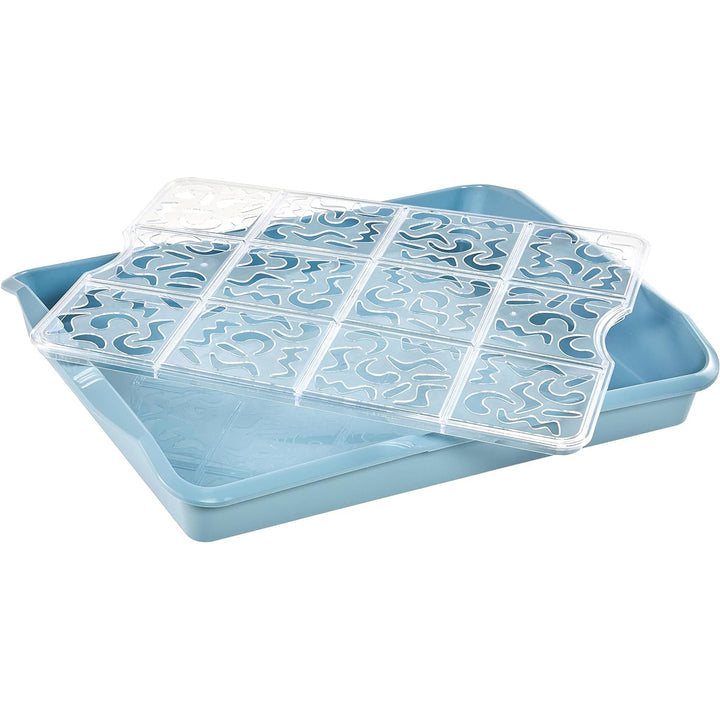 Keeeper Party Butler Recipiente para tartas 45x35x11cm, Color azul