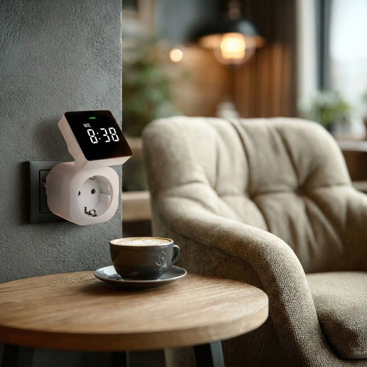 GreenBlue GB610 F Interruptor de Tempo Digital - Temporizador - Programador, Carga Máxima 16A, IP20