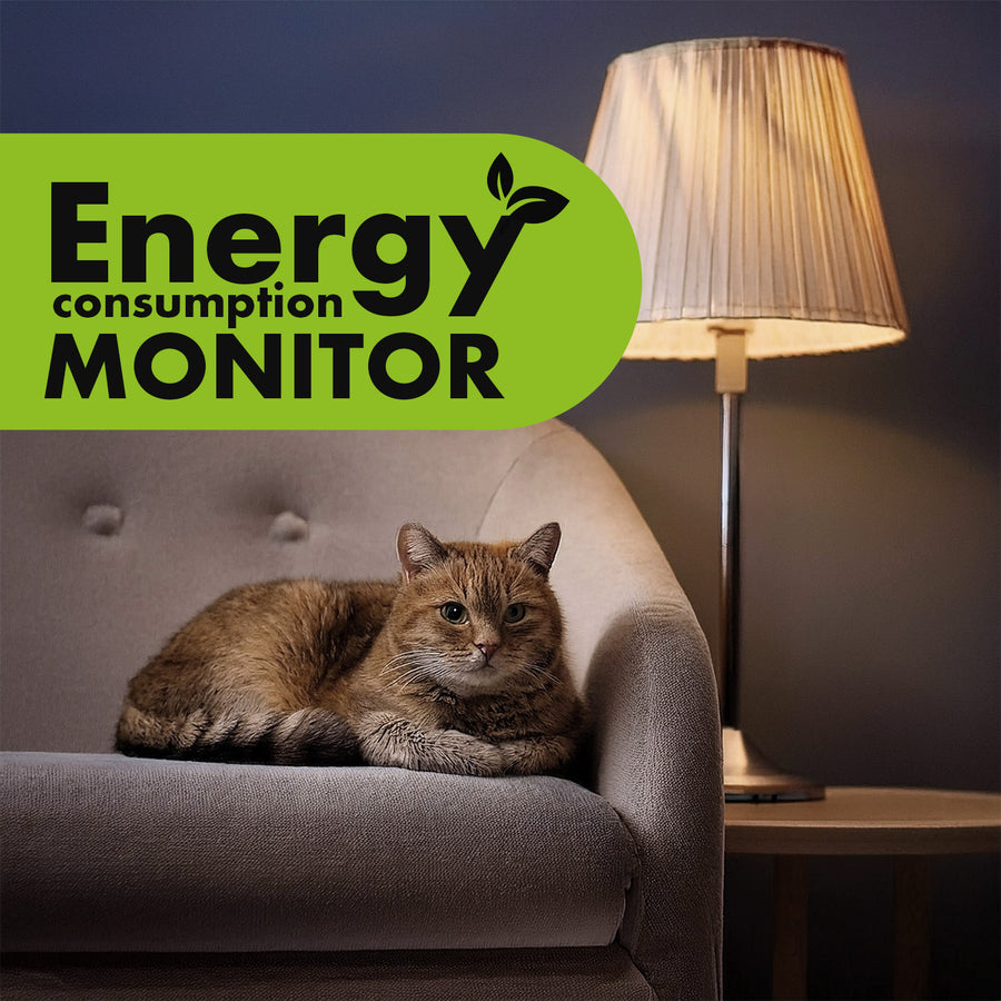 GreenBlue GB620 E Medidor de Consumo de Energia, Wattímetro, 16A, Carga Máxima 3680W, Submemória