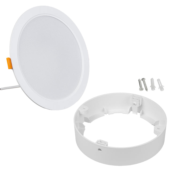 Panel LED de techo Maclean, montaje empotrado SLIM, 18 W, blanco neutro 4000 K, 170*26 mm, 1800 lm, MCE372 R + adaptador de montaje en superficie MCE377 R