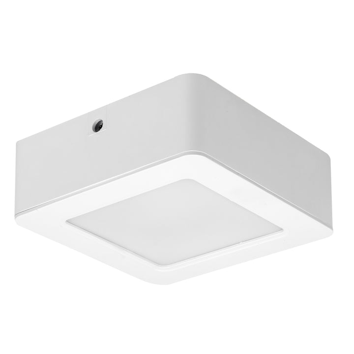 Panel LED de techo Maclean, montaje empotrado SLIM, 9W, blanco neutro 4000K, 120*120*26mm, 900lm, MCE373 S + adaptador de montaje en superficie MCE378 S