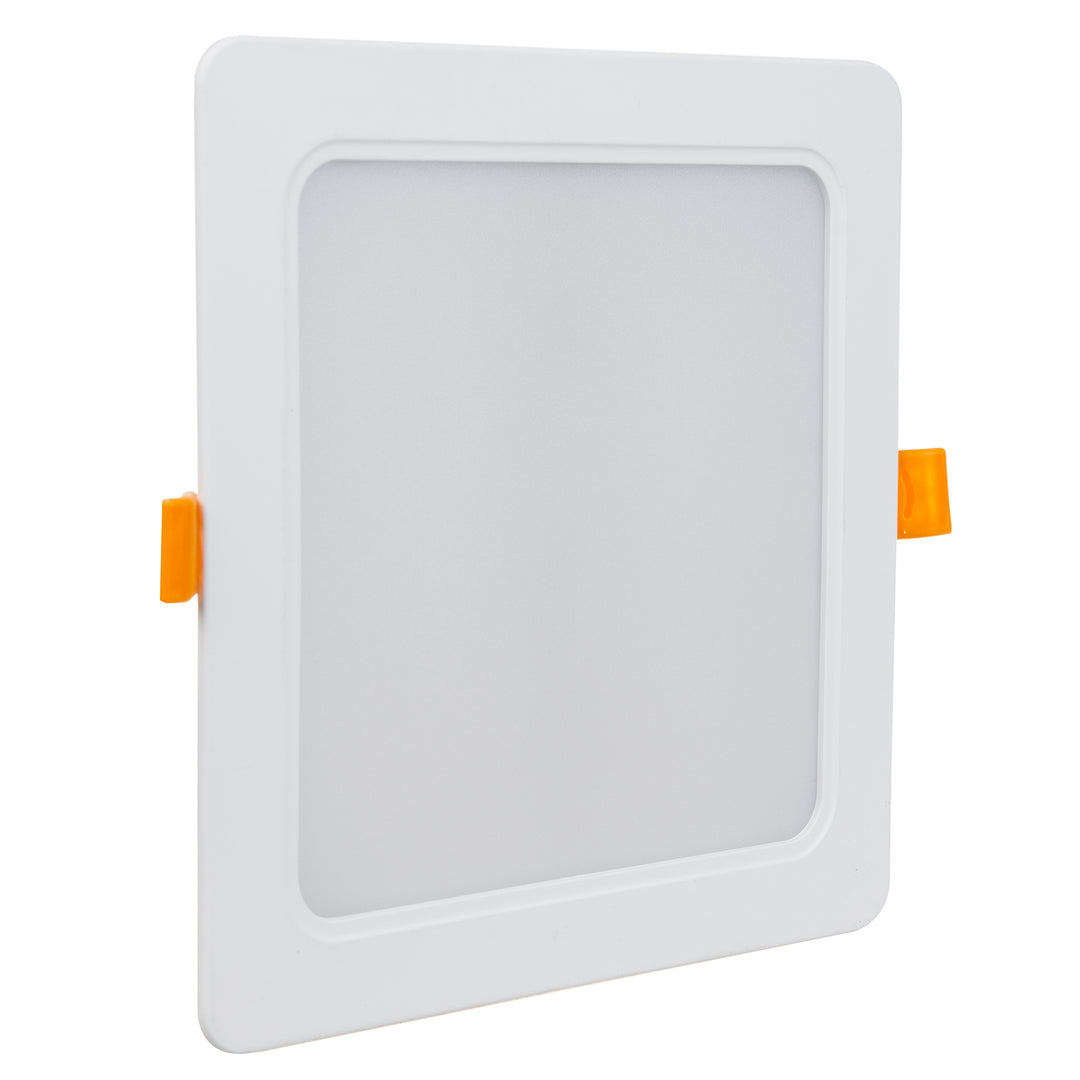 Panel LED de techo Maclean, montaje empotrado SLIM, 18 W, blanco neutro 4000 K, 170*170*26 mm, 1800 lm, MCE374 S + adaptador de montaje en superficie MCE379 S