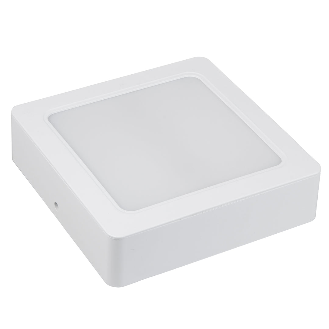 Panel LED de techo Maclean, montaje empotrado SLIM, 18 W, blanco neutro 4000 K, 170*170*26 mm, 1800 lm, MCE374 S + adaptador de montaje en superficie MCE379 S