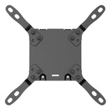 Maclean MC-968 Soporte de Monitor de Doble Brazo con Resorte de Gas, Brazo para Pantallas de 17-57", Carga máx. 27kg
