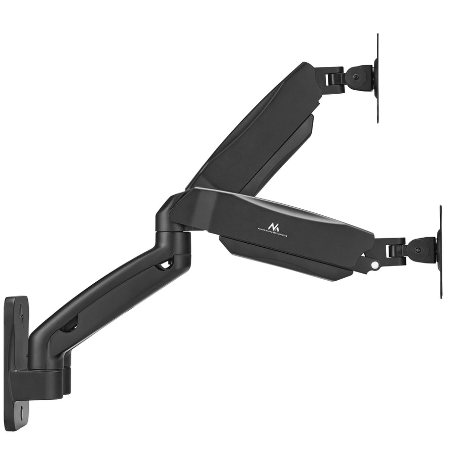 Maclean MC-988 Soporte de pared para dos monitores, Pantallas de 17-32'', Sporte doble, Muelle mecánico, Carga max. 9 kg