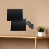 Maclean MC-988 Soporte de pared para dos monitores, Pantallas de 17-32'', Sporte doble, Muelle mecánico, Carga max. 9 kg