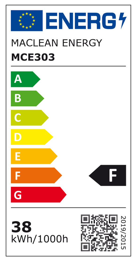 4z Bombilla LED Maclean, E27, 38W, 220-240V AC, blanco frío, 6500K, 3990lm, MCE303 CW