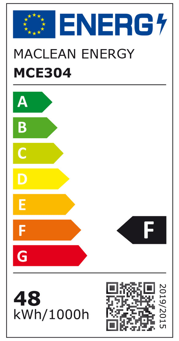 4x Bombilla LED Maclean, E27, 48W, 220-240V CA, blanco frío, 6500K, 5040lm, MCE304 CW