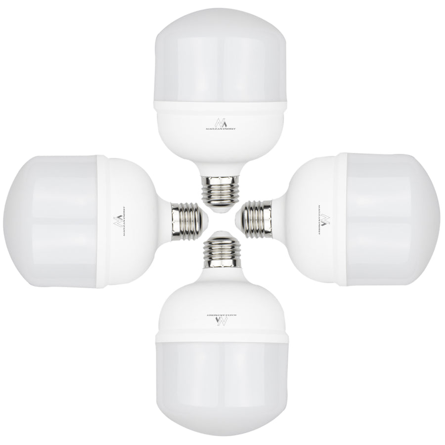 4 lâmpadas LED Maclean, E27, 48 W, 220-240 V CA, branco frio, 6500 K, 5040 lm, MCE304 CW