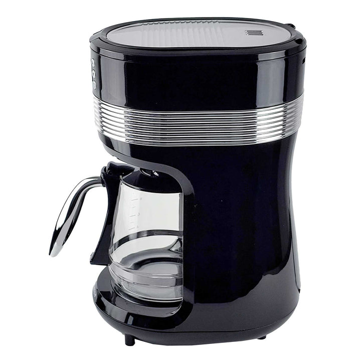 Air Essence Cafetera espresso, Color negro, Aroma Overflow 1,4 L