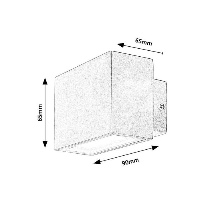 Rabalux Aplique de exterior, Lámpara LED con montaje en pared, 7W, IP54, Mataro