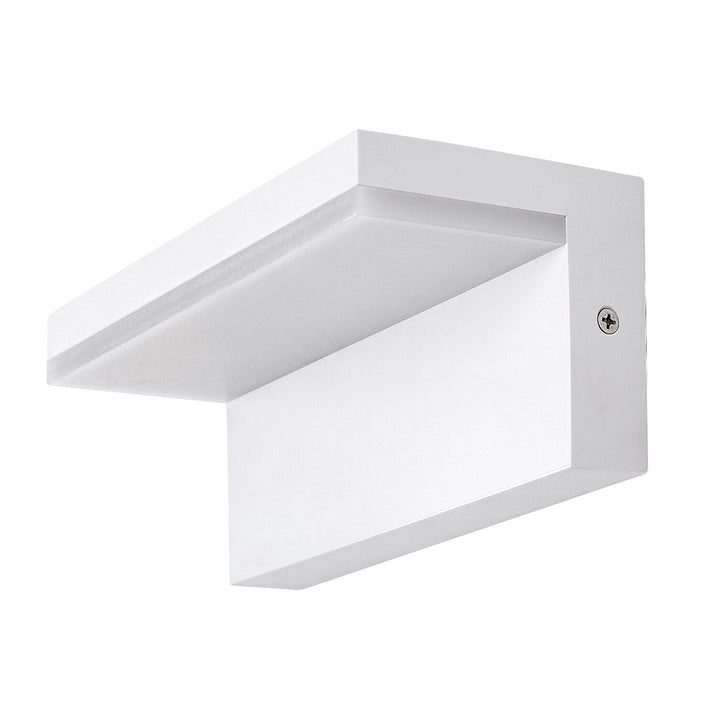 Rabalux Aplique de exterior, Lámpara LED con montaje en pared, 10W, IP54, Color blanco, Zaragoza