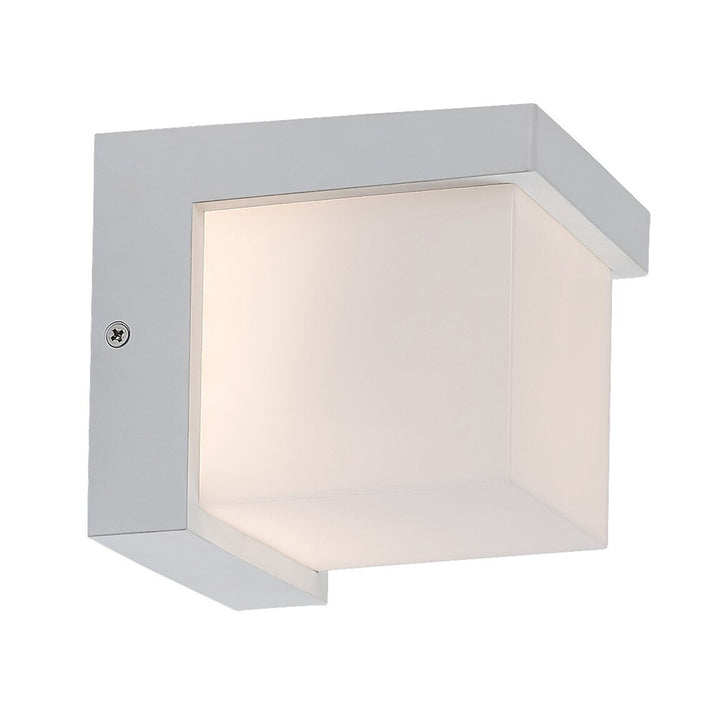 Rabalux Lámpara de exterior, Aplique de pared, LED 10W, IP54, Color blanco, Andelle