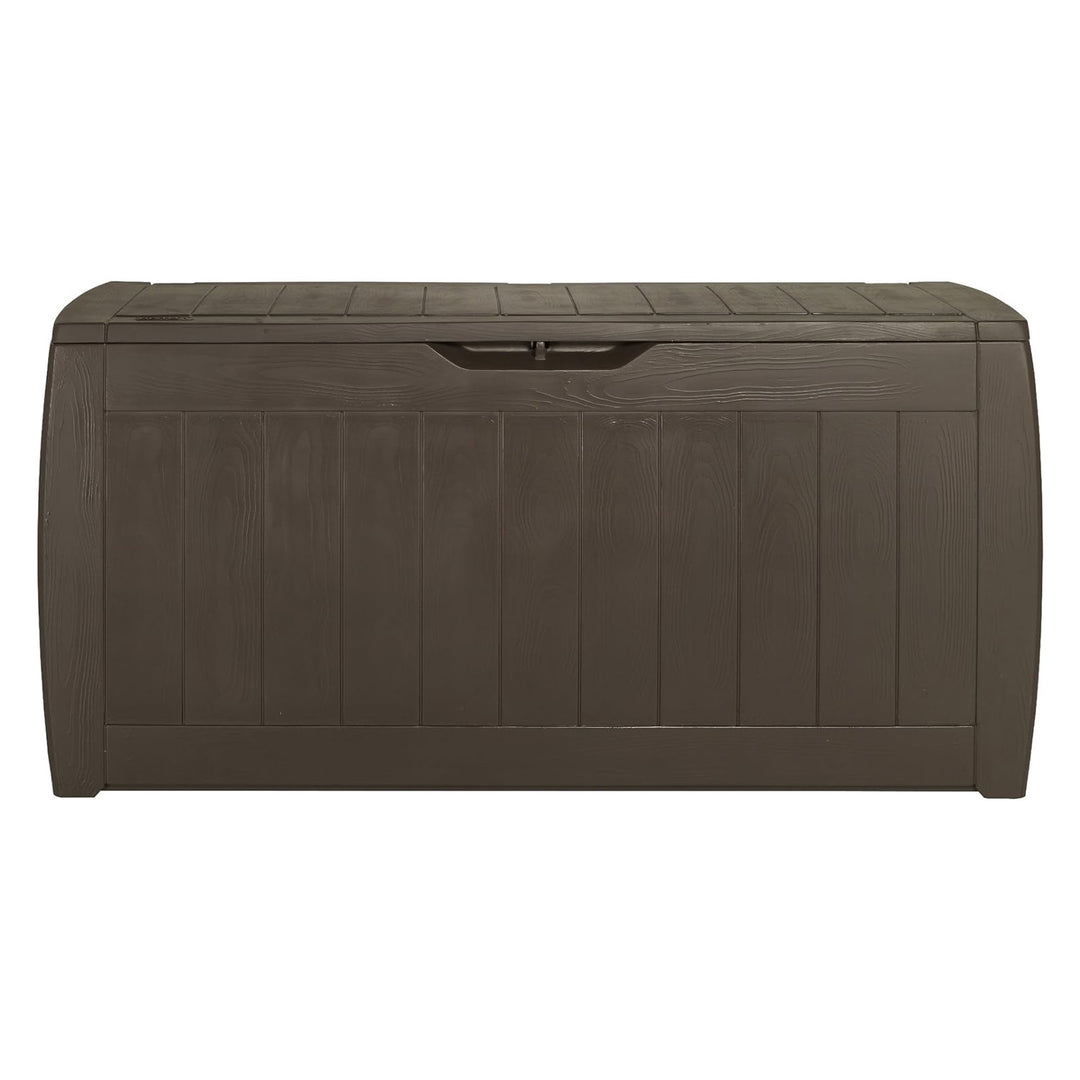 Keter Caja de jardín, Baul de capacidad de 270l, Color marrón, Hollywood