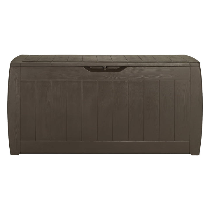 Keter Caja de jardín, Baul de capacidad de 270l, Color marrón, Hollywood