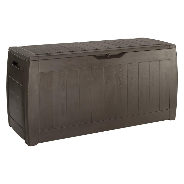 Keter Caja de jardín, Baul de capacidad de 270l, Color marrón, Hollywood