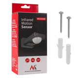 Sensor de movimento infravermelho e crepuscular Maclean MCE243 GR, alcance de deteção de 360° até 20 m, proteção IP65 contra água e poeiras, máx. 2000 W, infravermelhos PIR, interno e externo