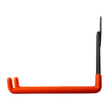 Maclean MC-444 Gancho de Garaje, Soporte de Pared para Neumáticos, Herramientas, Escalera, Bicicleta, Gancho de Pared para Organización, Gancho Doble de Almacenamiento, Colgador de Herramientas (Carga máx.: 25 kg)
