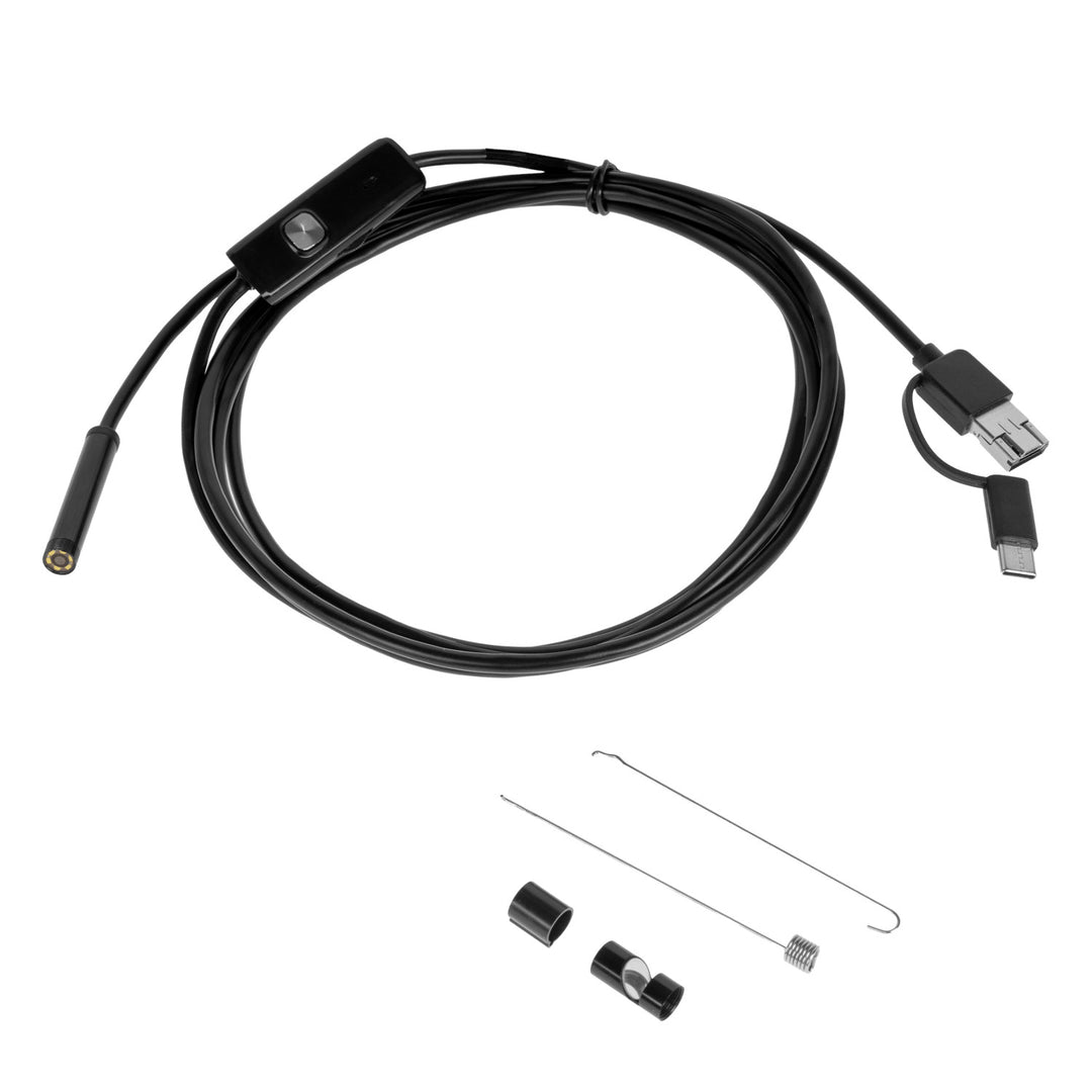 Cámara de inspección endoscópica RB-1141 USB micro + USB tipo C 720p Rebel