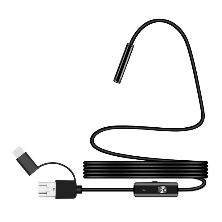 Cámara de inspección endoscópica RB-1141 USB micro + USB tipo C 720p Rebel