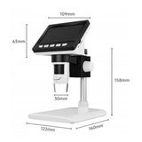 Microscópio digital Lamex LXM289, ecrã LCD, ampliação 1000x, 1080p