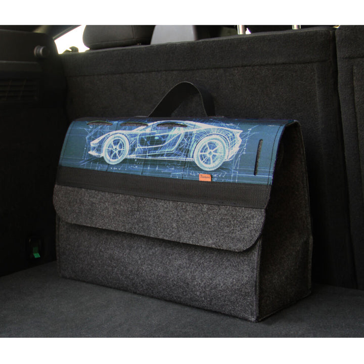 Arco Design Bolsa, Organizador de maletero de coche, 46x20cm, B-LUX Automotive