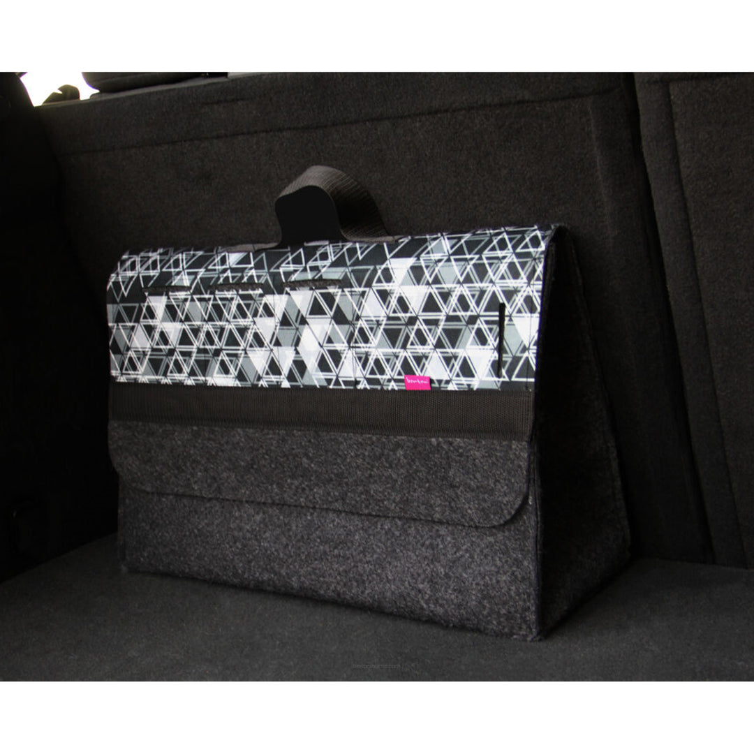 Arco Design Bolsa, Organizador de maletero de coche, 46x20cm, B-LUX Triangle