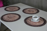 Conjunto de Trevo Bertoni Arco Design, 4 peças, redondo, 33 cm, Robina