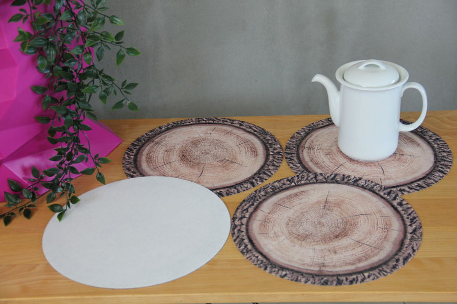 Conjunto de Trevo Bertoni Arco Design, 4 peças, redondo, 33 cm, Robina