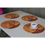 Conjunto de Trivet Bertoni Arco Design, 4 peças, redondo, 33 cm, Artdeco