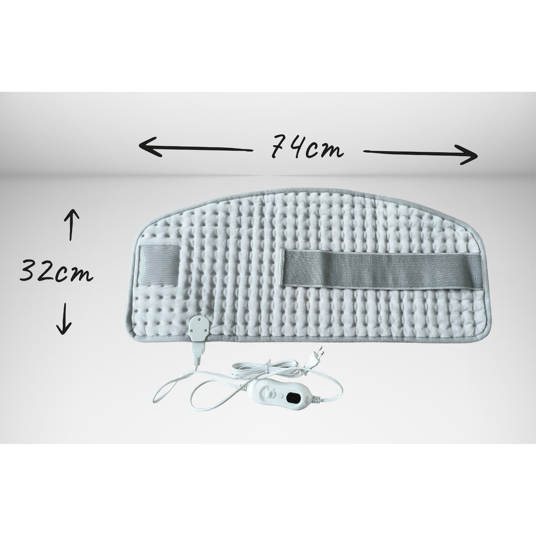Cinturón lumbar calefactor Adler, 4 ajustes de temperatura, potencia 100W, mando a distancia LCD, AD 7437