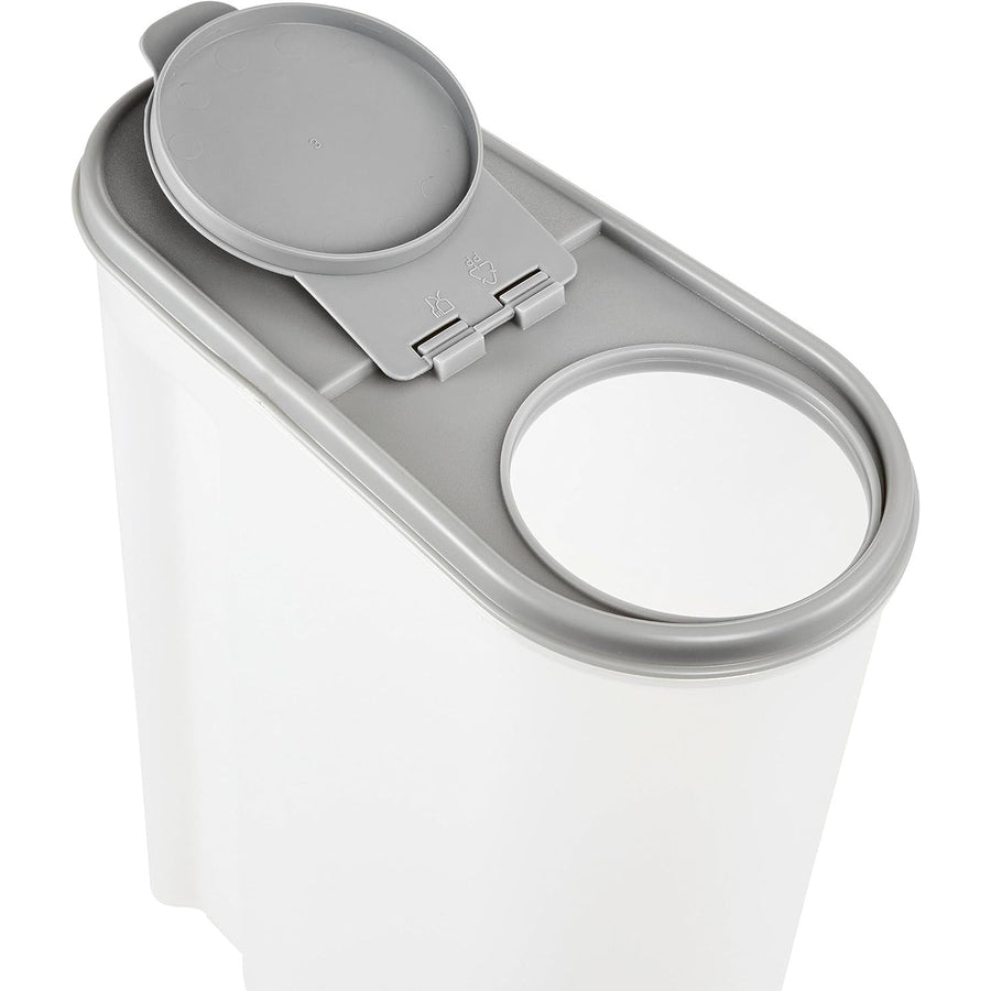 Recipiente para Cereais Keeper, Laterais Transparentes, 5L, Jean