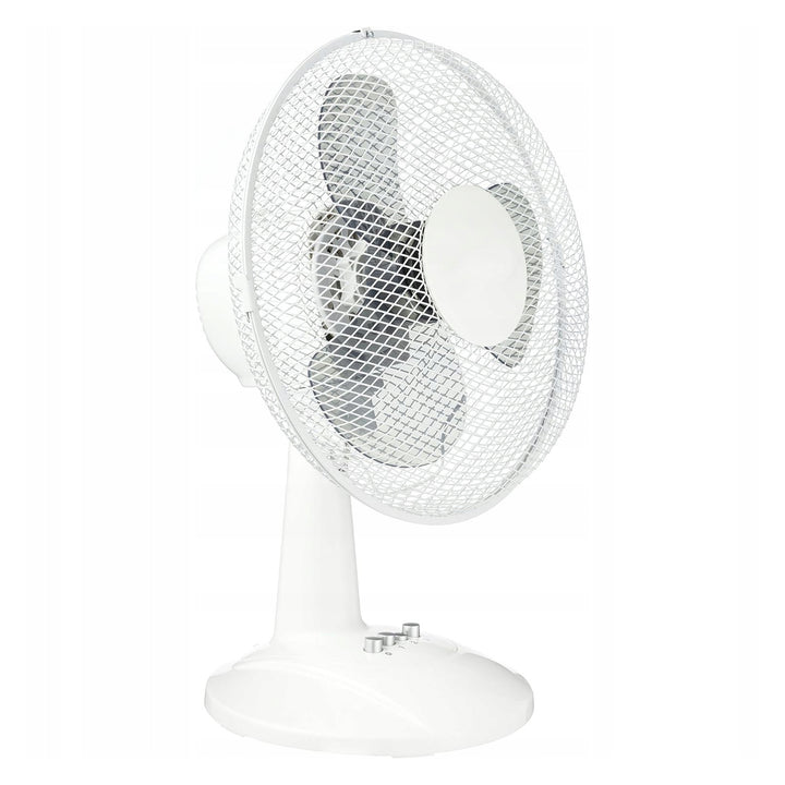 Ventilador de mesa oscilante LTC, ângulo ajustável, 38 W, branco, LXWT20