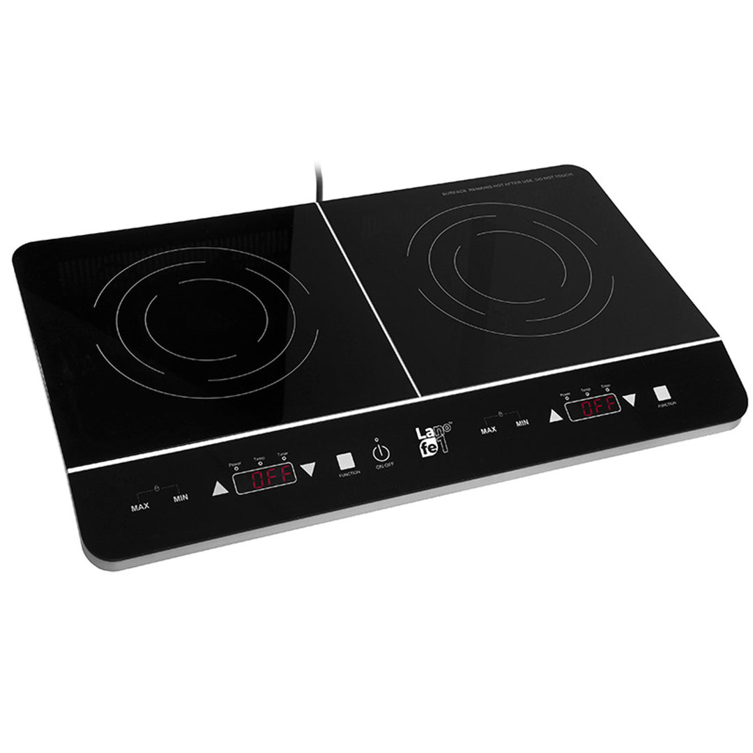 Lafe Placa de inducción, Cocina eléctrica, portátil, 3500W, doble, CIY 002