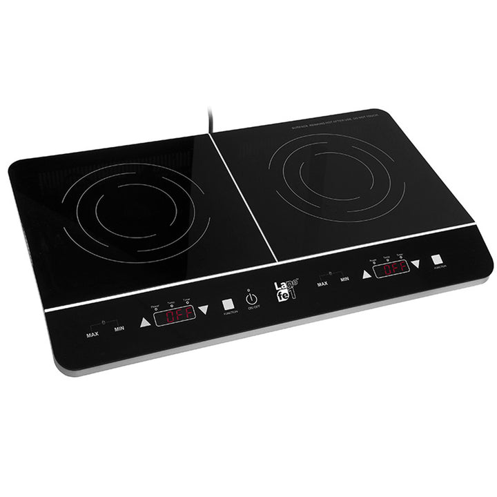Lafe Placa de inducción, Cocina eléctrica, portátil, 3500W, doble, CIY 002