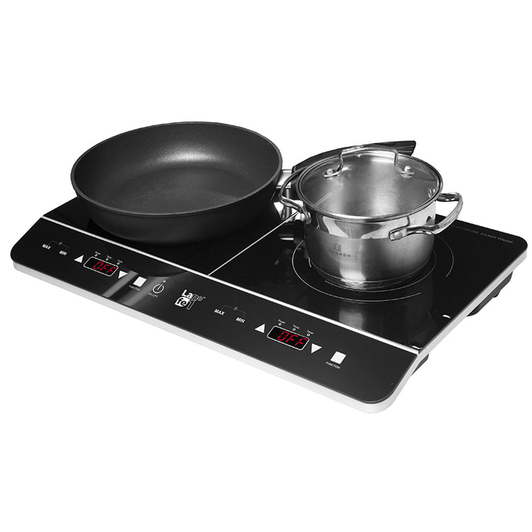 Lafe Placa de inducción, Cocina eléctrica, portátil, 3500W, doble, CIY 002