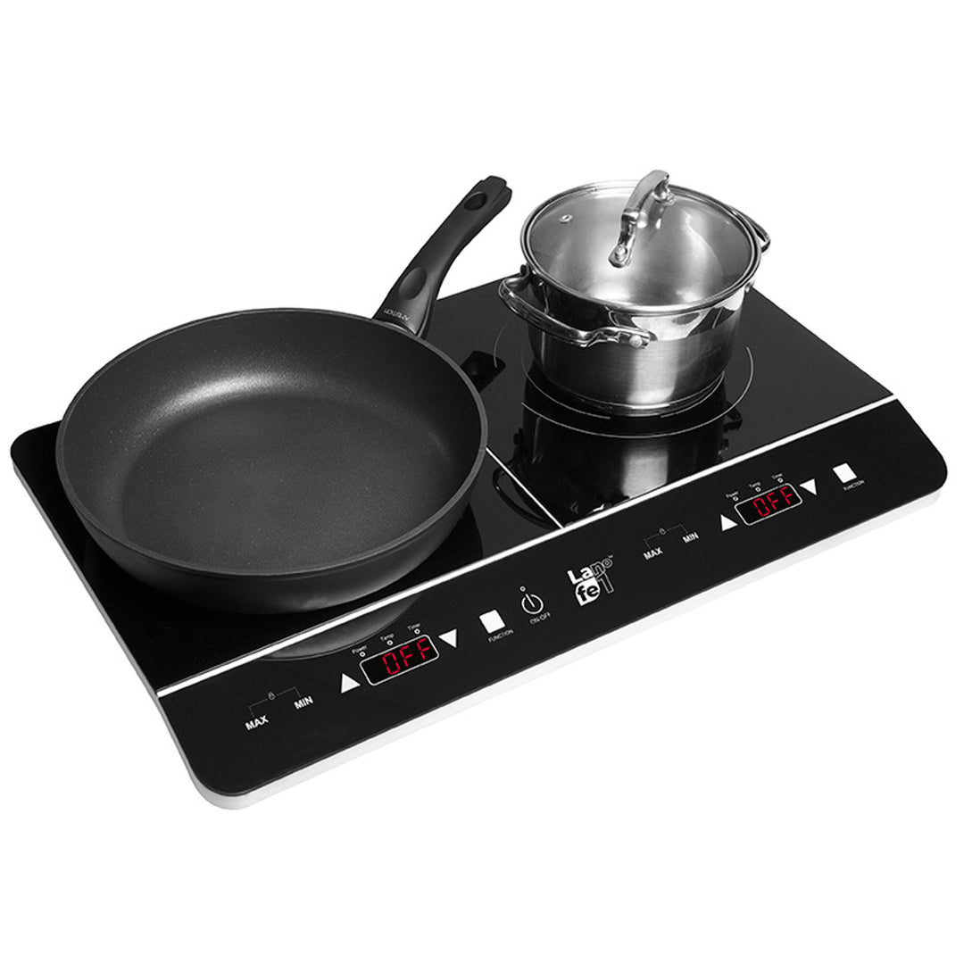 Lafe Placa de inducción, Cocina eléctrica, portátil, 3500W, doble, CIY 002