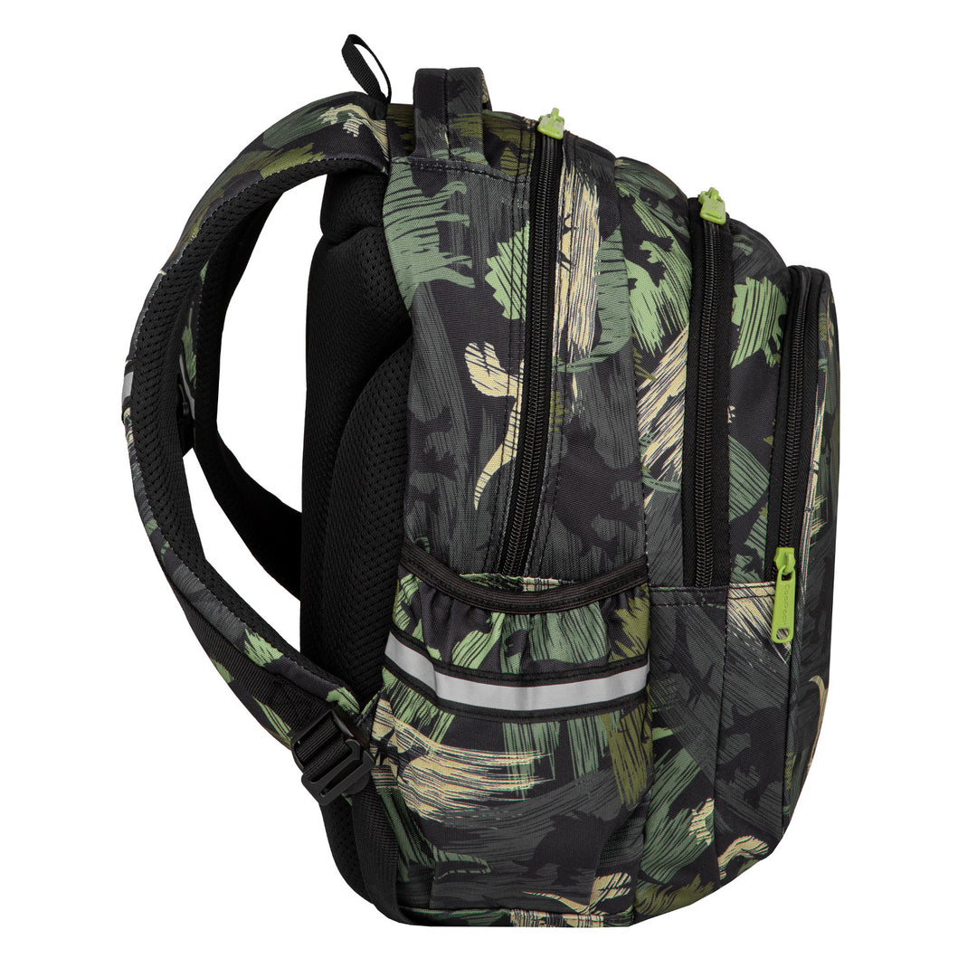 Coolpack Mochila Juvenil, 3 Compartimentos, Espalda Contorneada, Jerry Adventure Park