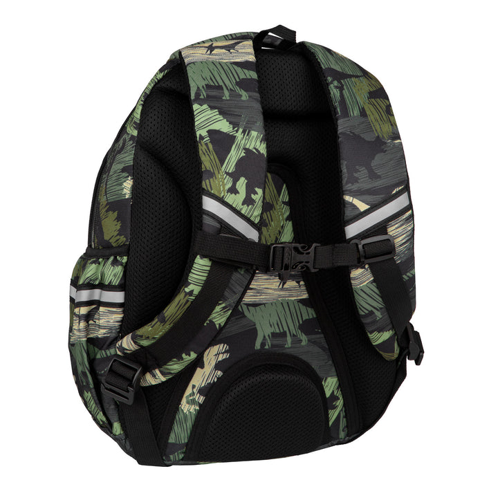 Coolpack Mochila Juvenil, 3 Compartimentos, Espalda Contorneada, Jerry Adventure Park