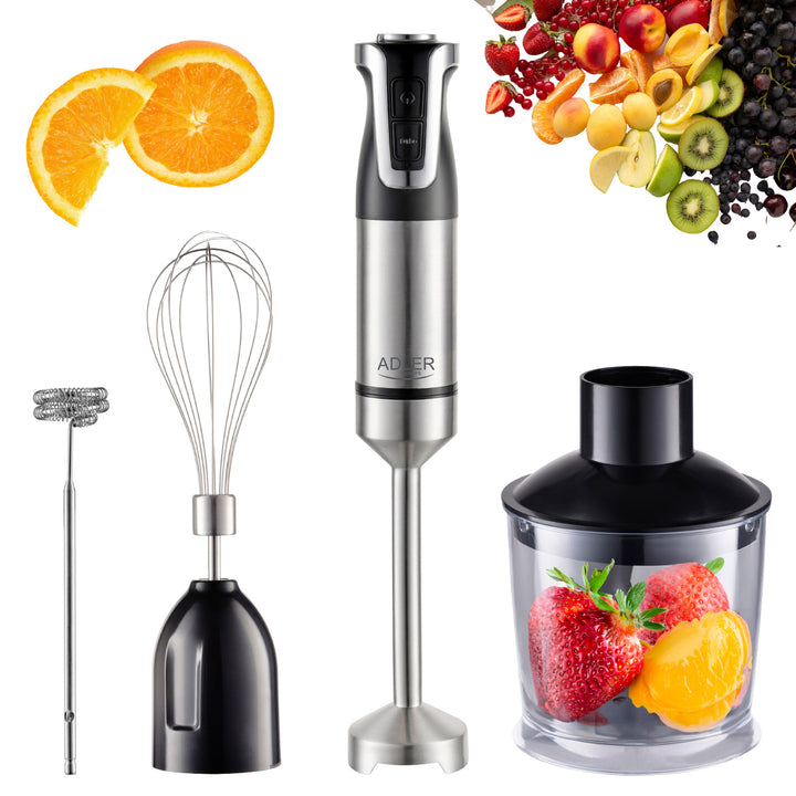 Batedeira manual Adler AD 4627, 20 velocidades, 1800 W, função Turbo