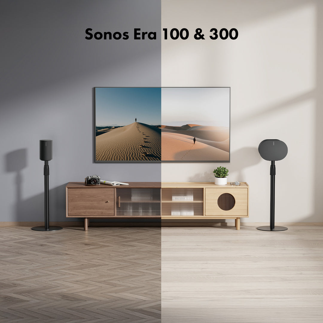 Suporte de chão para colunas Maclean Sonos, Sonos Era 100 e 300, MC-496