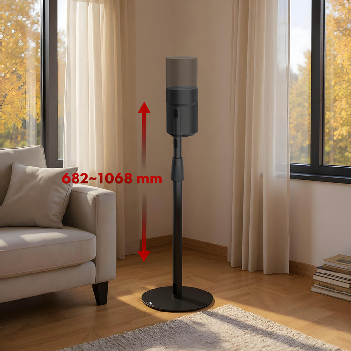 Suporte de chão para colunas Maclean Sonos, Sonos Era 100 e 300, MC-496